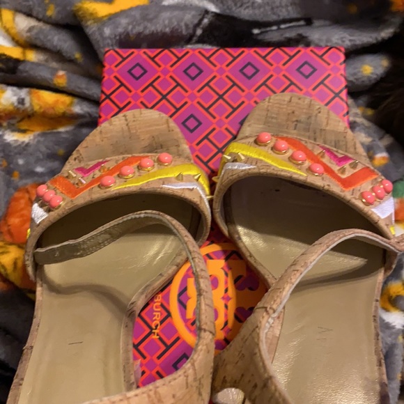 Stuart weitzman chunky heel sold out sandal 7.5 - Picture 7 of 7